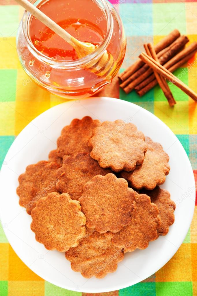 Homemade honey cookies