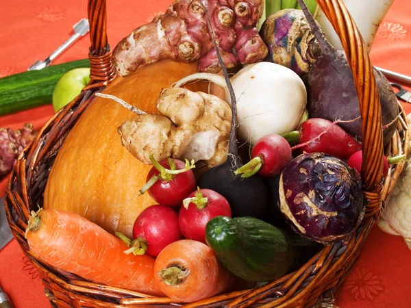 Root vegetables set — Stock Photo, Image