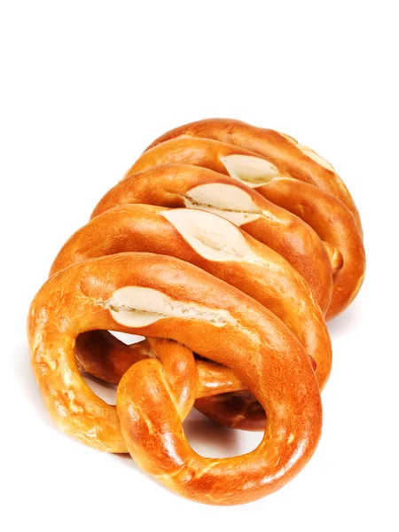 Traditionella bakade Pretzels — Stockfoto