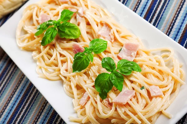 Kolekce těstoviny - špagety carbonara — Stock fotografie