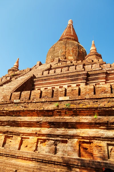Starověká pagoda v Bagani, myanmar — Stock fotografie
