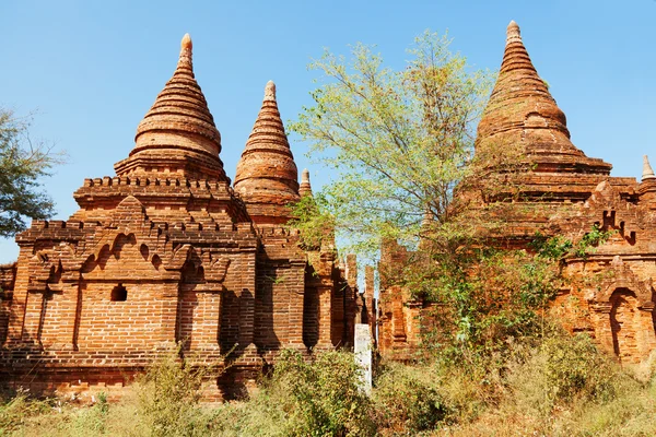 Древні пагоди в Баган, М'янма — стокове фото