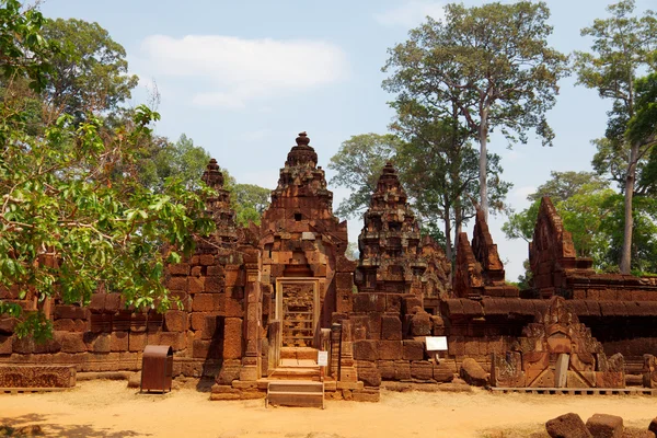 Banteay Srei chrám v Kambodži — Stock fotografie
