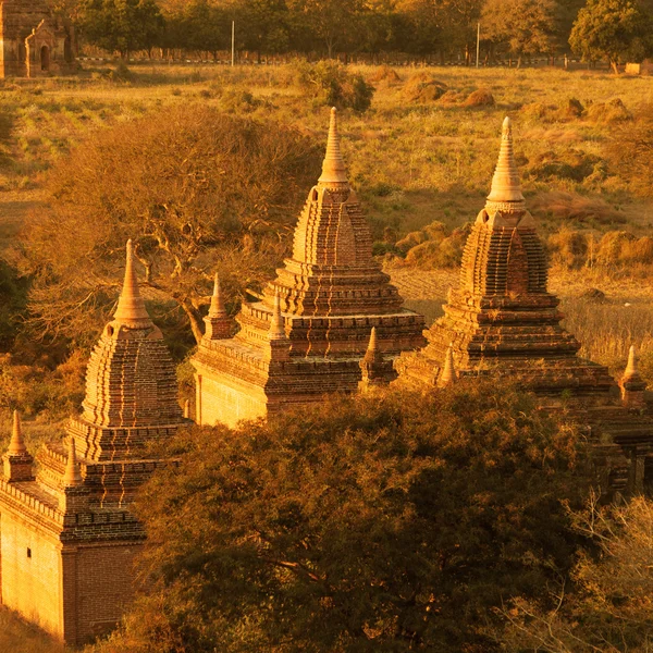 Pagodes anciennes à Bagan, Myanmar — Photo