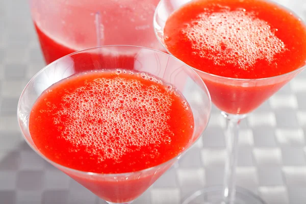 Morango Daiquiri Cocktails — Fotografia de Stock