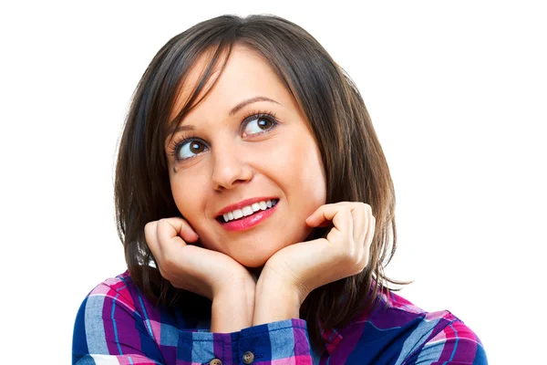 Giovane donna distogliendo lo sguardo — Foto Stock