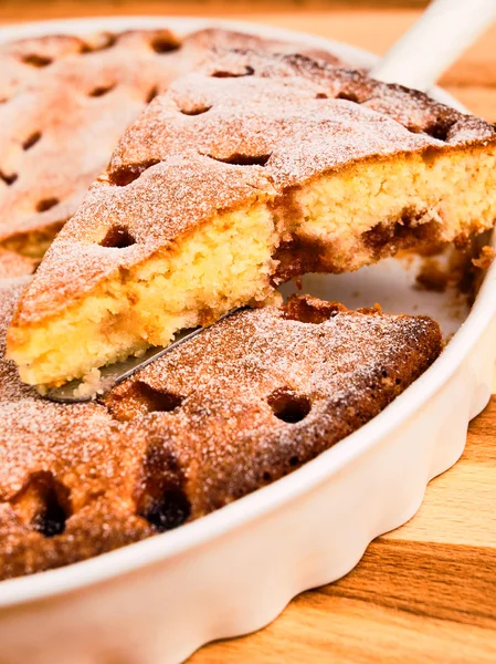 Torta de cereja caseira — Fotografia de Stock