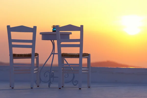 Villa en Firostefani, Santorini — Foto de Stock