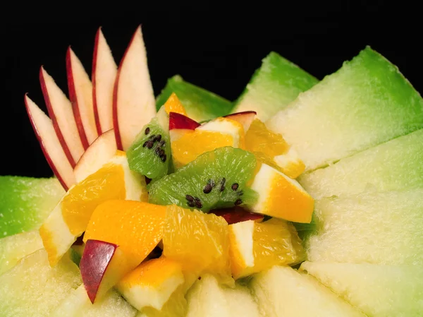 Fruit Salad in Melon — Stock Photo, Image