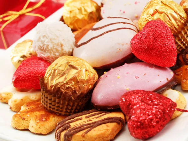 Valentine's Day Sweets — Stock Photo, Image