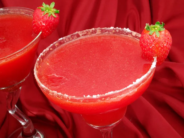 Cocktails collectie - aardbei Margaritas — Stockfoto