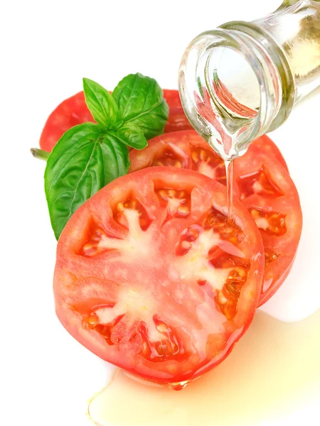 Färsk tomatsallad — Stockfoto