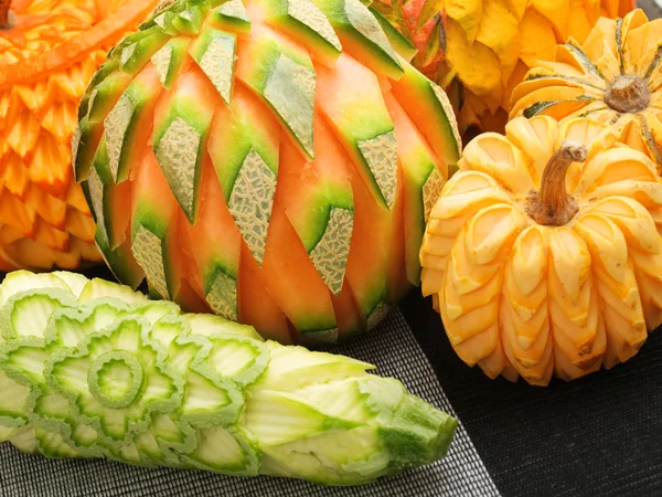 Food carving close-up — Stock Photo, Image