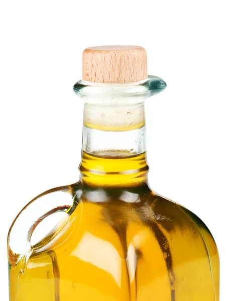 Оливковое масло в бутылке — стоковое фото