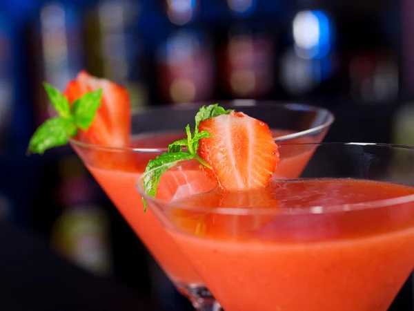 Strawberry daiquiri cocktail — Stockfoto