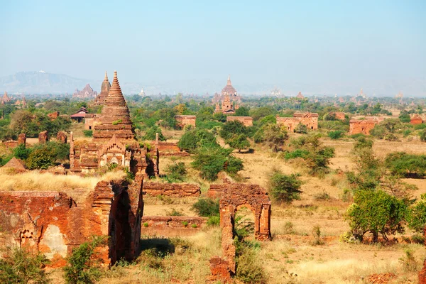 Horizonte de Bagan, Myanmar — Foto de Stock