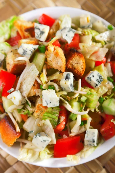 Salade de fromage bleu et tomates — Photo