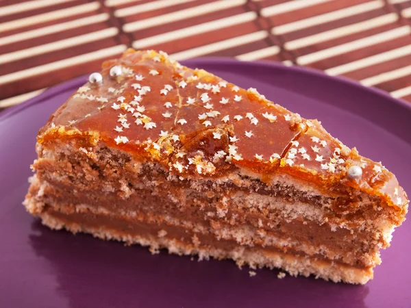 Homemade chocolate cake — Stock Photo, Image