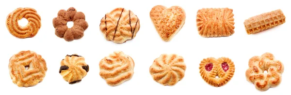 Différents types de biscuits sucrés — Photo