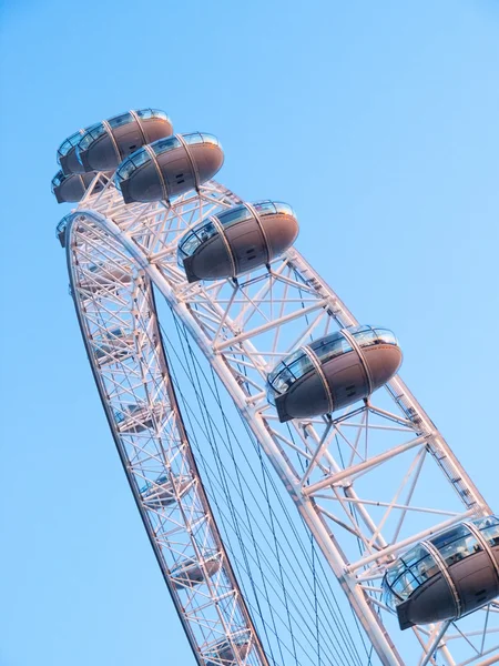 London Eye pracy w ciągu dnia — Zdjęcie stockowe