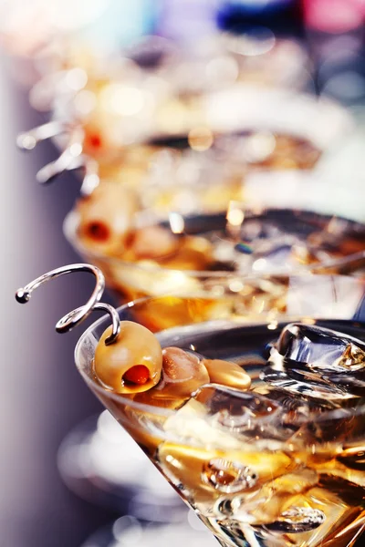 Martini cocktail in bicchieri — Foto Stock
