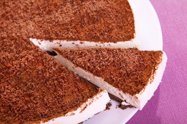 Çikolata tatlı cheesecake