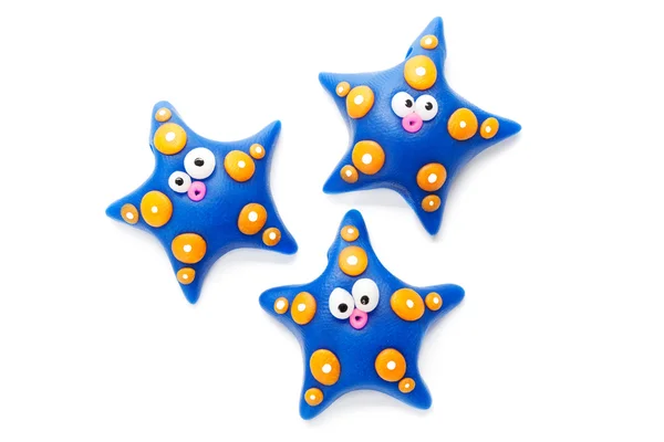 Estrelas feitas de argila — Fotografia de Stock