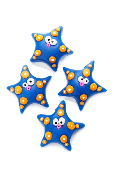 Stars made of clay — Stock Photo, Image