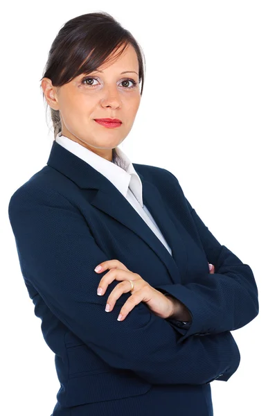 Businesswoman with arms crossed — Stock Photo, Image