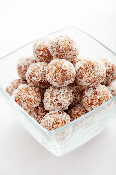 Homemade coconut candies — Stock Photo, Image
