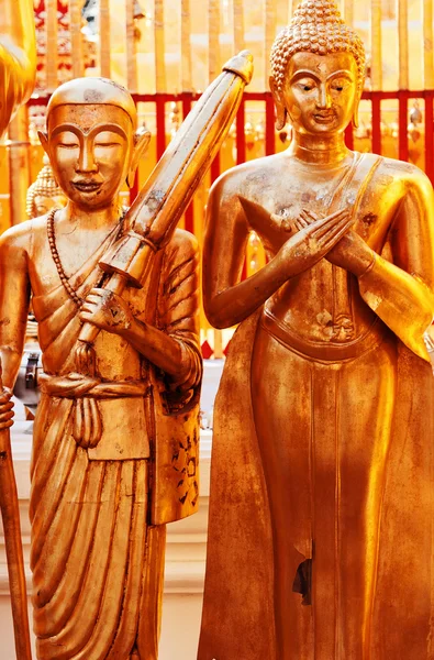 Wat Phrathat Doi Suthep sculptures, Thailand — Stock Photo, Image