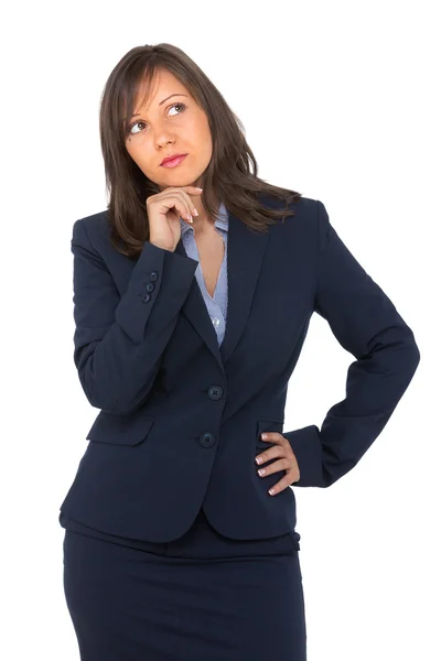 Young Businesswoman thinking — Stock Photo, Image