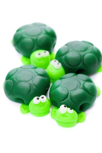 Schildkröten aus Fimo — Stockfoto