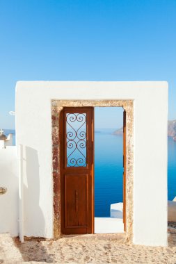 Oia, açık kapı