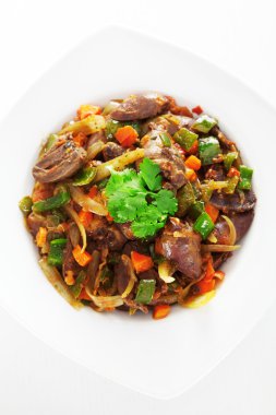 Ördek kalpler sebze güveç