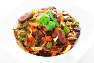 Ördek kalpler sebze güveç