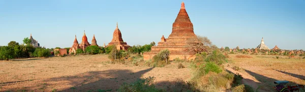 Bagan panorama, Myanmar — Stok fotoğraf