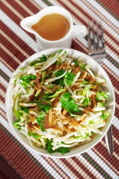 Selderij salade met courgette — Stockfoto