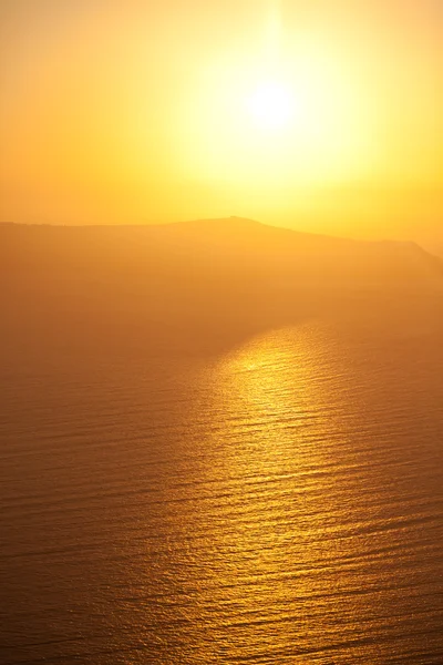 Oia 'da gün batımı, Santorini — Stok fotoğraf