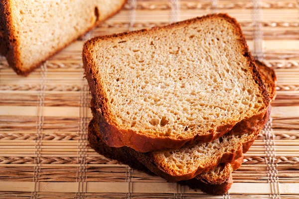 Homemade bread slices — Stock Photo, Image