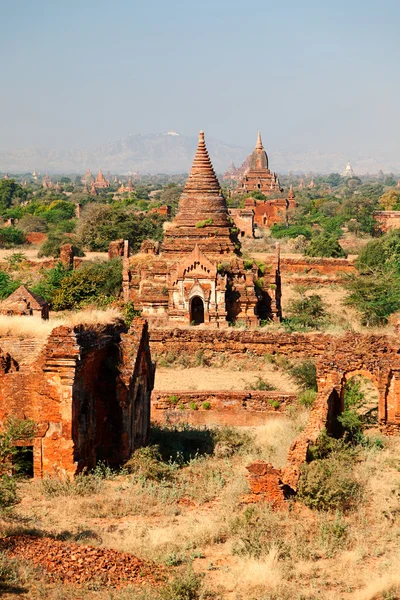 Μπαγκάν στον ορίζοντα, Μιανμάρ — Φωτογραφία Αρχείου