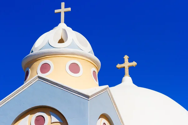 Igreja em Firostefani, Santorini — Fotografia de Stock