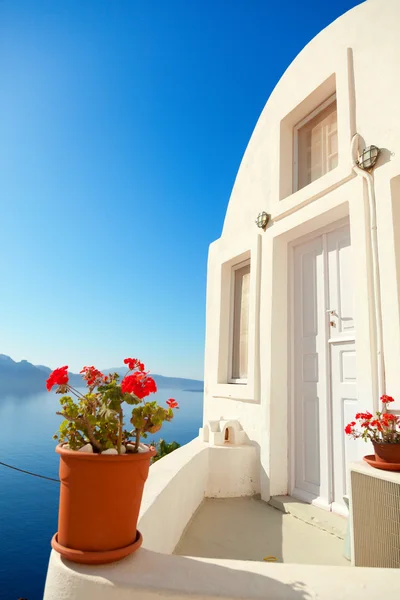 Summer resort in Oia, Santorini — Stock Photo, Image