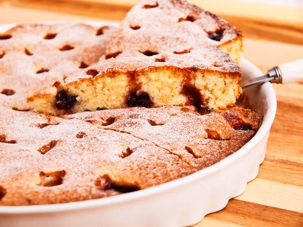 Domácí třešňový koláč — Stock fotografie