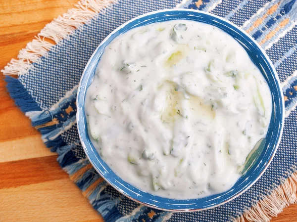 Cozinha grega Tzatziki — Fotografia de Stock