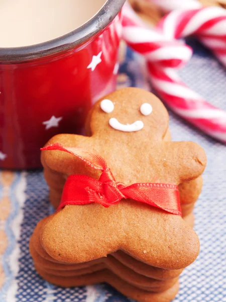 Caseiro Gingerbread Men — Fotografia de Stock