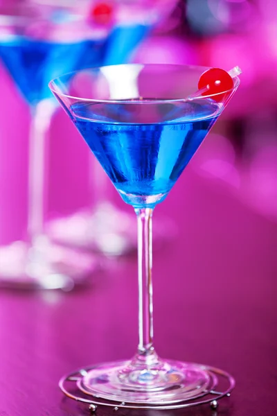 Cocktail Martini bleu — Photo