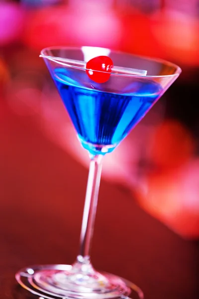 Cocktail azul Martini — Fotografia de Stock