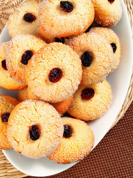 Biscoitos caseiros com avelãs — Fotografia de Stock