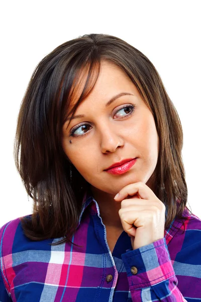 Giovane donna distogliendo lo sguardo — Foto Stock